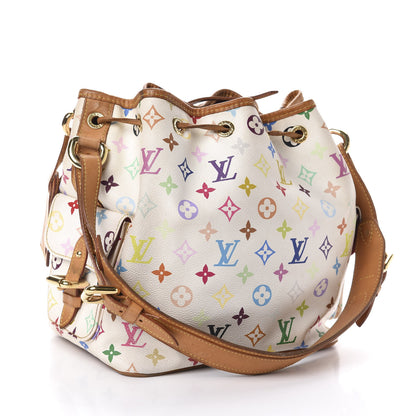 Louis Vuitton Monogram Multicolor Petit Noe White 3 of 10