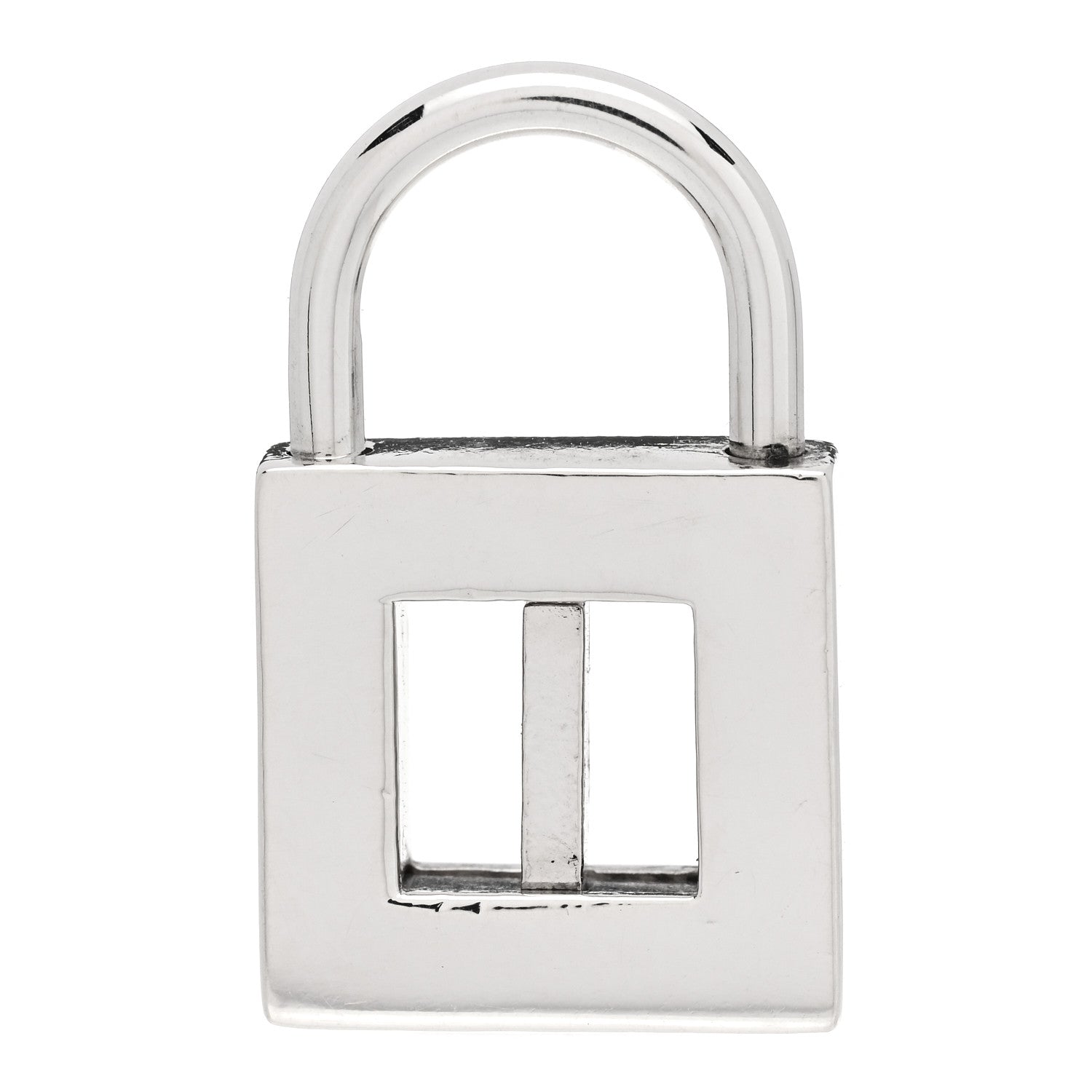 Tiffany Sterling Silver Letter I Lock Charm Pendant 1 of 4
