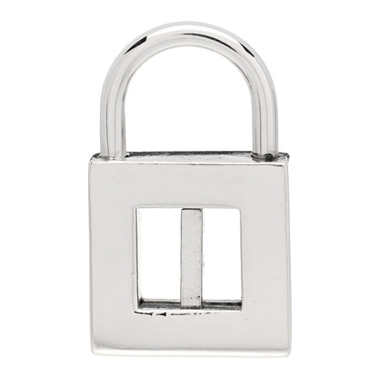 Tiffany Sterling Silver Letter I Lock Charm Pendant 1 of 4