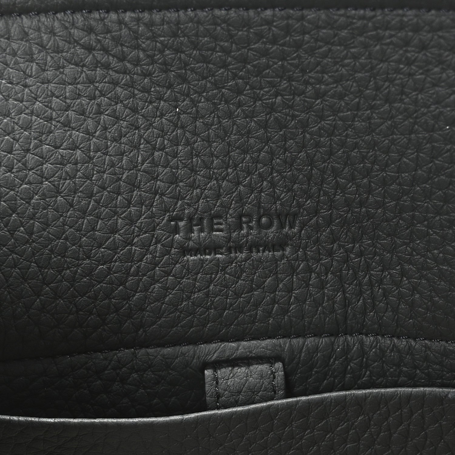 The Row Grained Calfskin Soft Margaux 10 Bag Grey 6 of 9