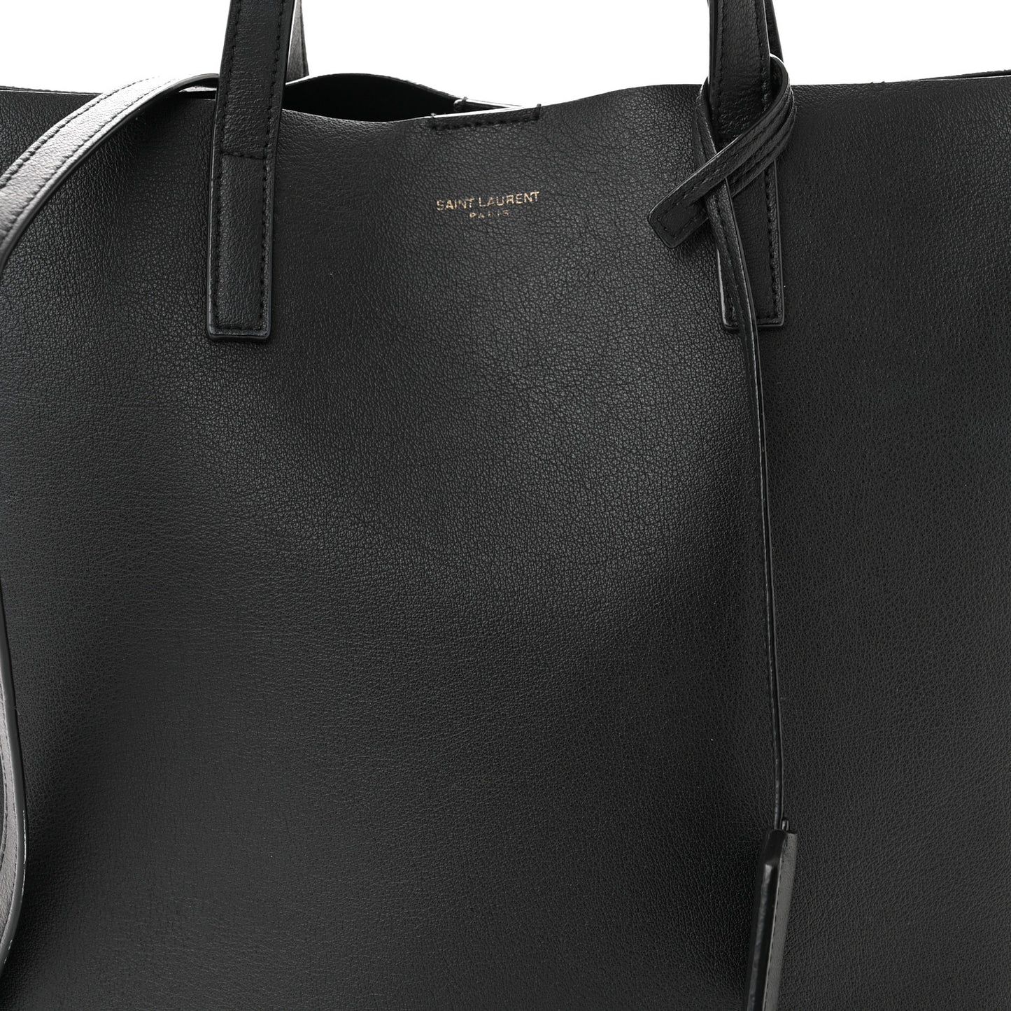Calfskin Toy Shopping Tote Black