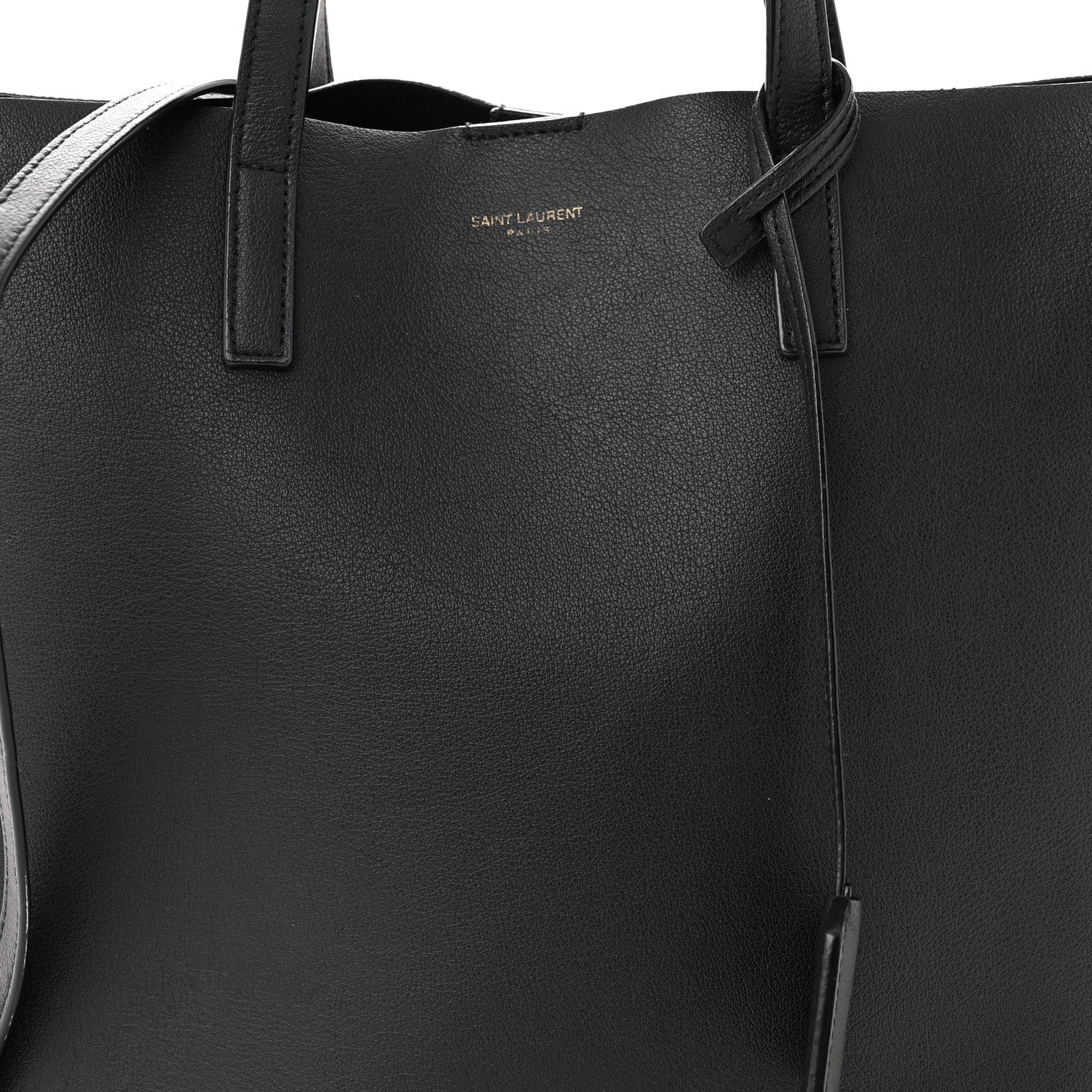 Saint Laurent Calfskin Toy Shopping Tote Black 8 of 12