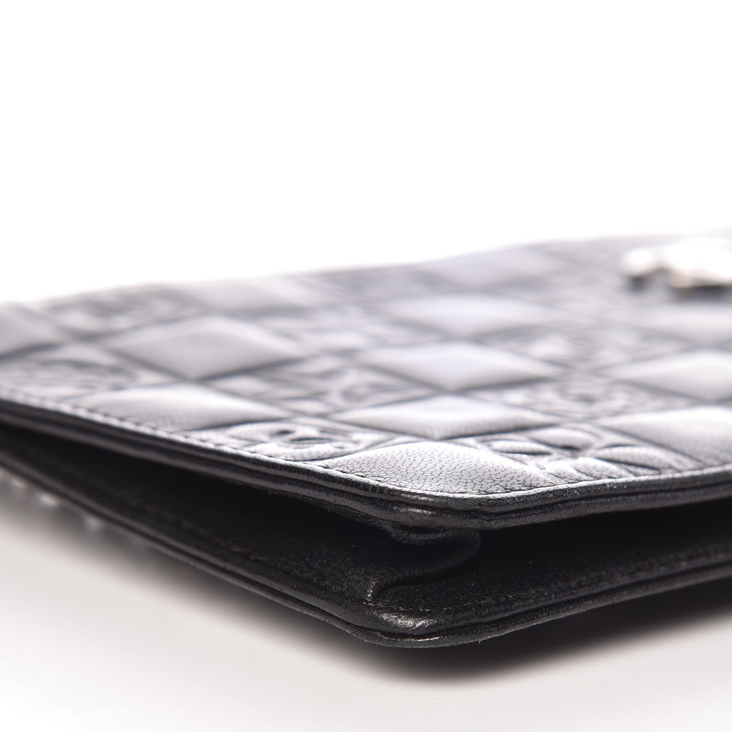 Chanel Lambskin Precious Symbols Pochette Black 8 of 9
