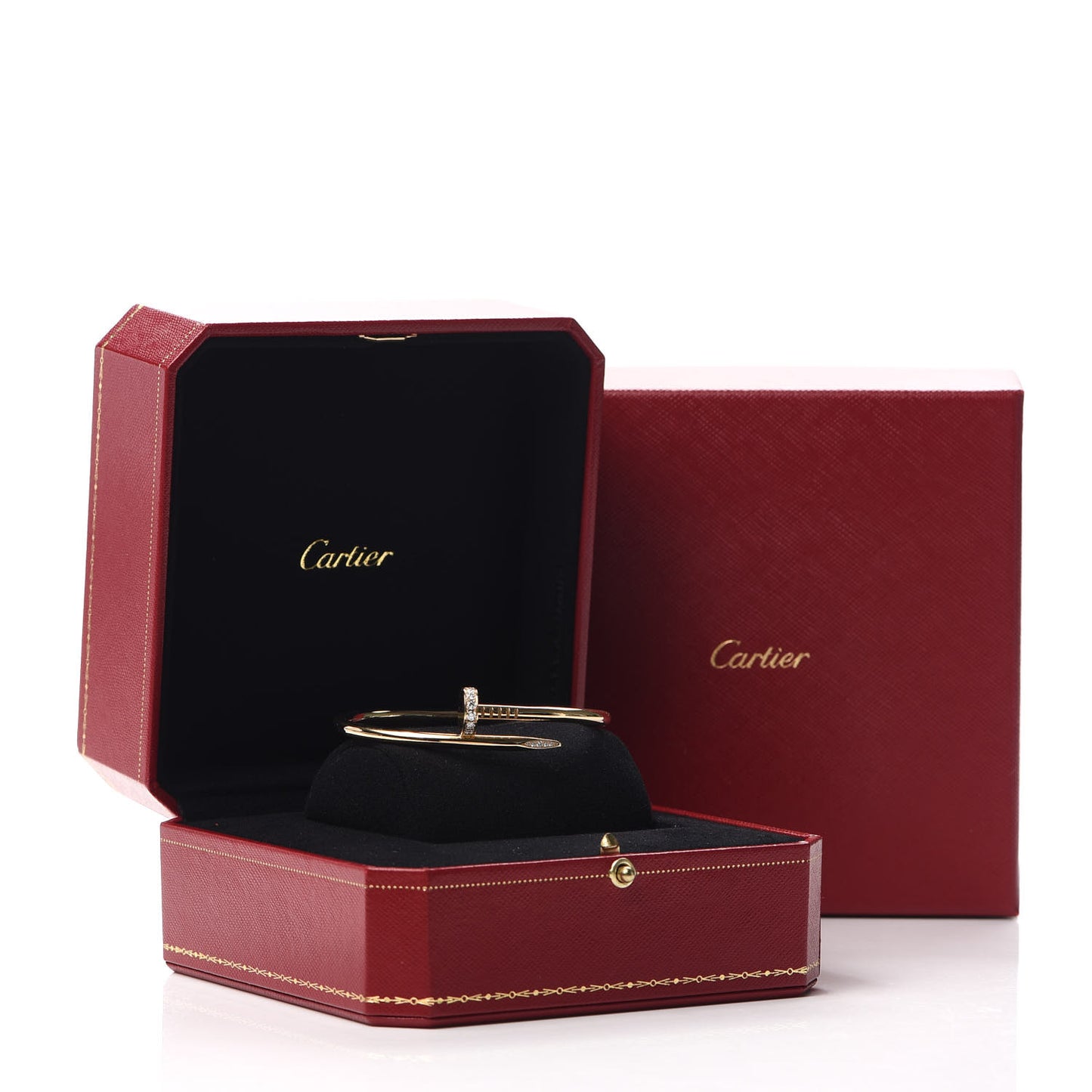 18K Yellow Gold Diamond Juste Un Clou Bracelet 17