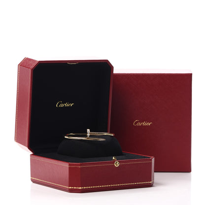 Cartier 18K Yellow Gold Diamond Juste Un Clou Bracelet 17 5 of 6