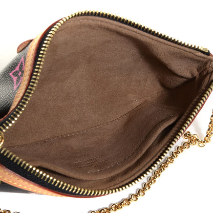 Louis Vuitton Monogram Multicolor Pochette Milla MM Black 5 of 8