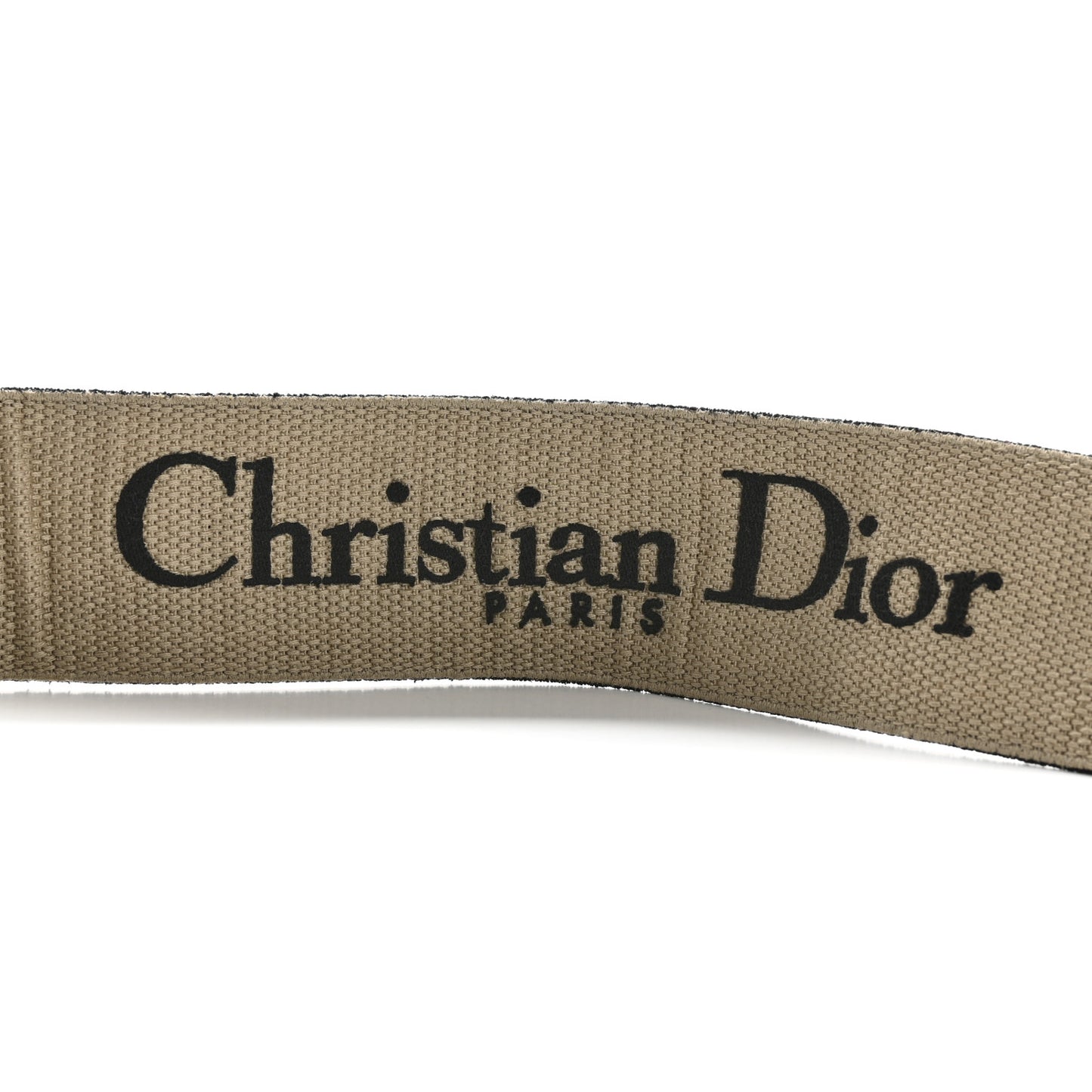 Canvas Embroidered Shoulder Strap Black