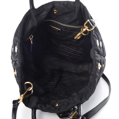 Prada Tessuto Nylon Quilted Tote Black 5 of 14