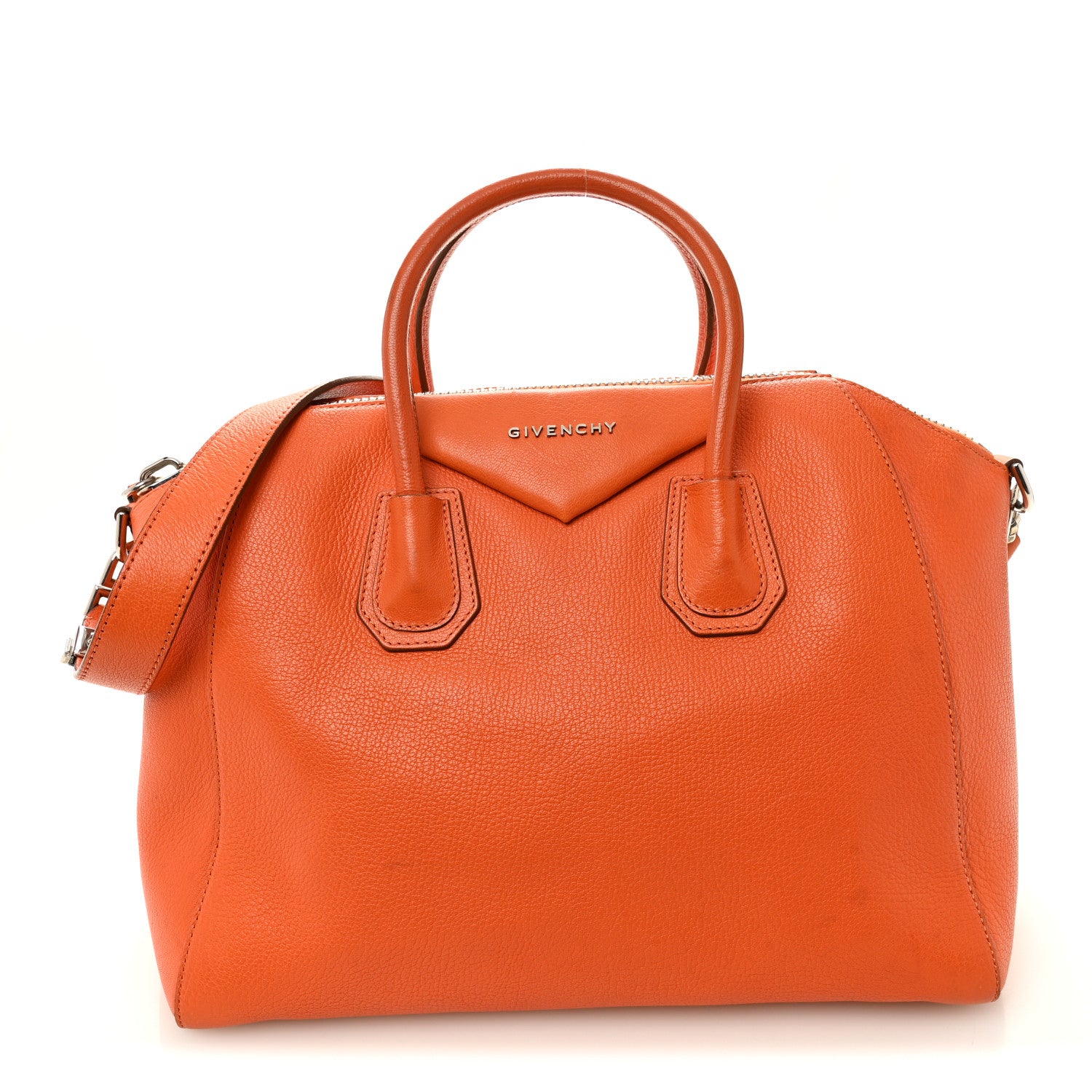 Givenchy Sugar Goatskin Medium Antigona Orange 1 of 14