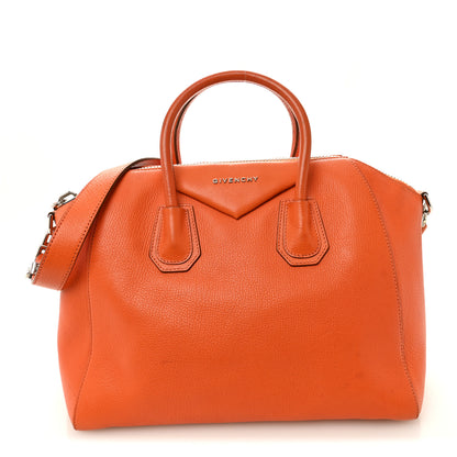 Givenchy Sugar Goatskin Medium Antigona Orange 1 of 14