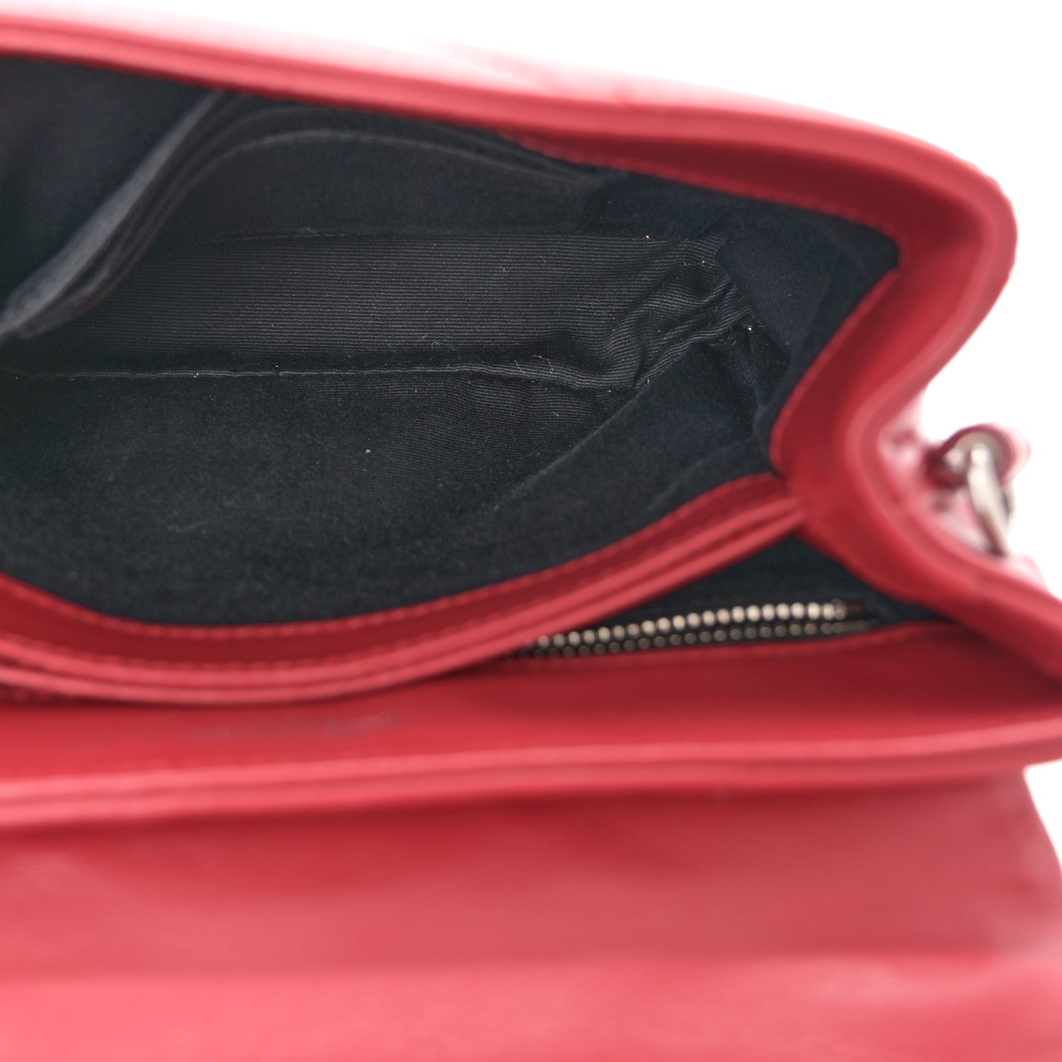Saint Laurent Calfskin Y Quilted Monogram Toy Loulou Crossbody Bag New Lipstick 5 of 12