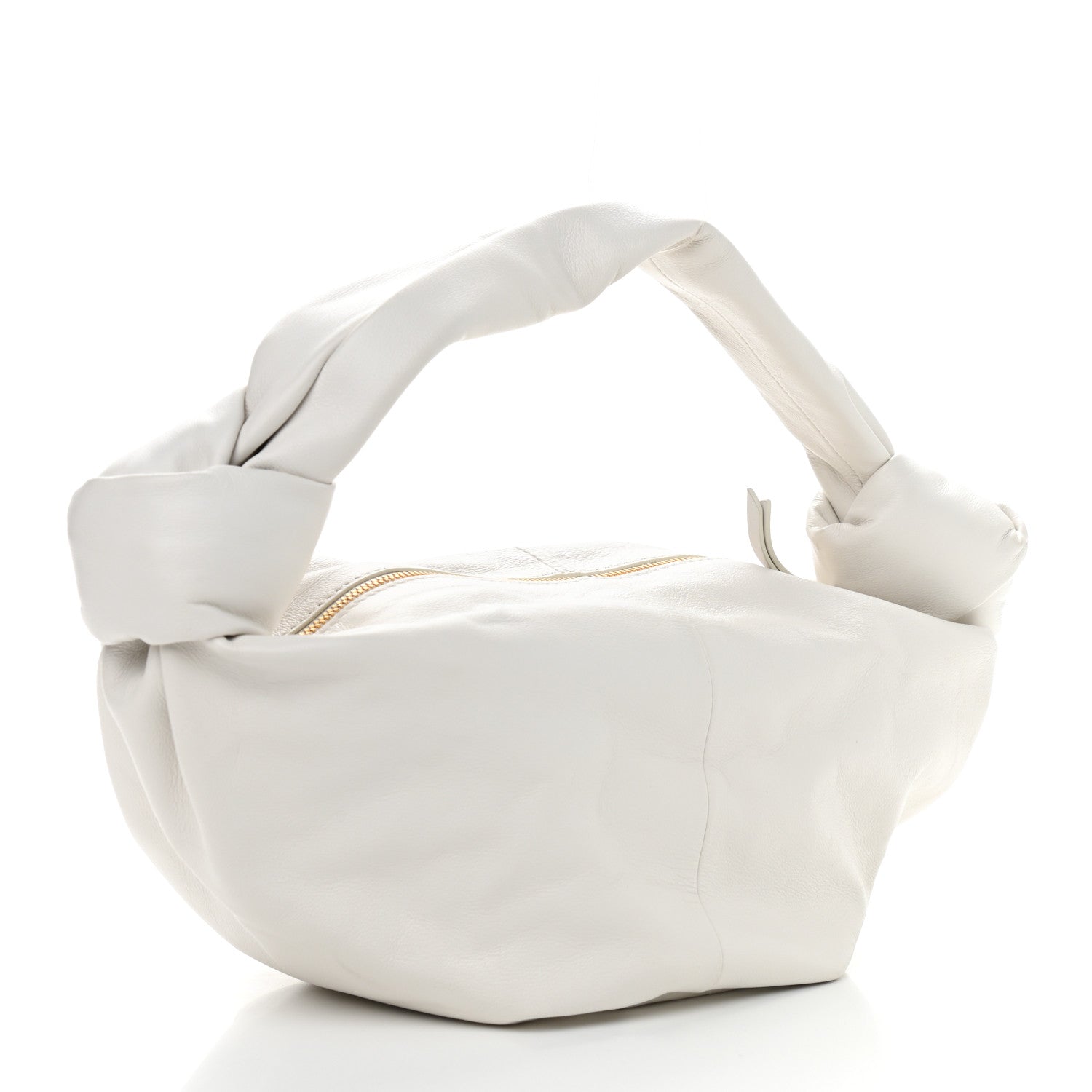 Bottega Veneta Calfskin Mini Double Knot Bag White 3 of 8