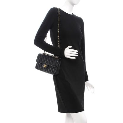 Chanel Caviar Quilted Small Double Flap Black 2 of 8