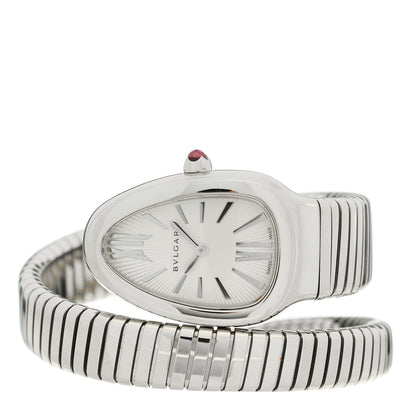Bulgari Stainless Steel 35mm Serpenti Tubogas Quartz Watch 2 of 4