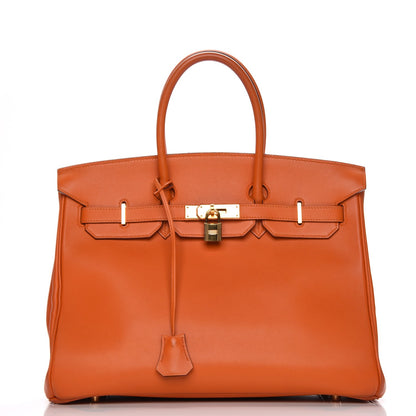 Hermes Swift Birkin 35 Orange 1 of 41