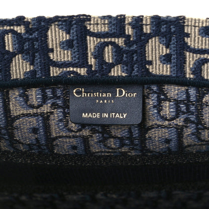 Christian Dior Oblique Medium Book Tote Blue Multicolor 6 of 10