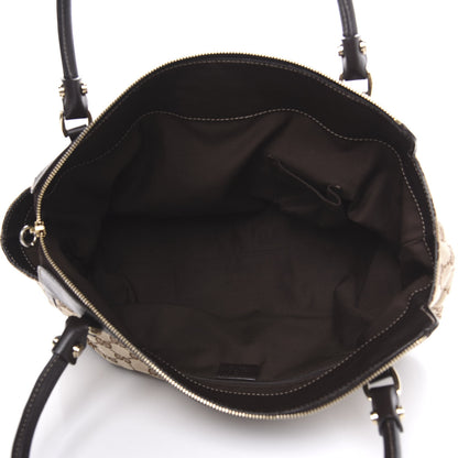 Gucci Monogram D Gold Tote Dark Brown 5 of 12