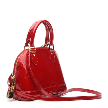 Louis Vuitton Vernis Alma BB Pomme D'amour 4 of 8