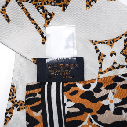Louis Vuitton Silk Monogram Giant Jungle Bandeau Ivory 4 of 6