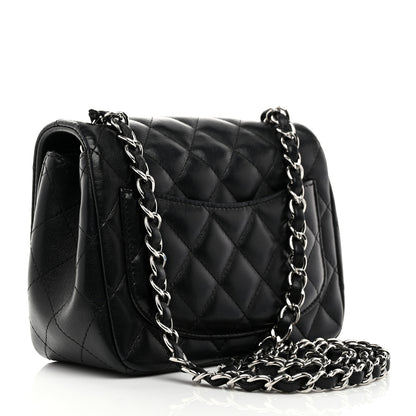 Chanel Lambskin Quilted Mini Square Flap Black 3 of 11