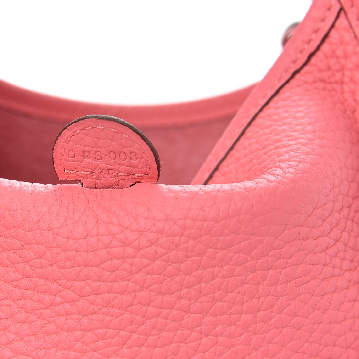 Hermes Taurillon Clemence Amazone Evelyne TPM Rose Azalee Rouge Pivoine 7 of 10