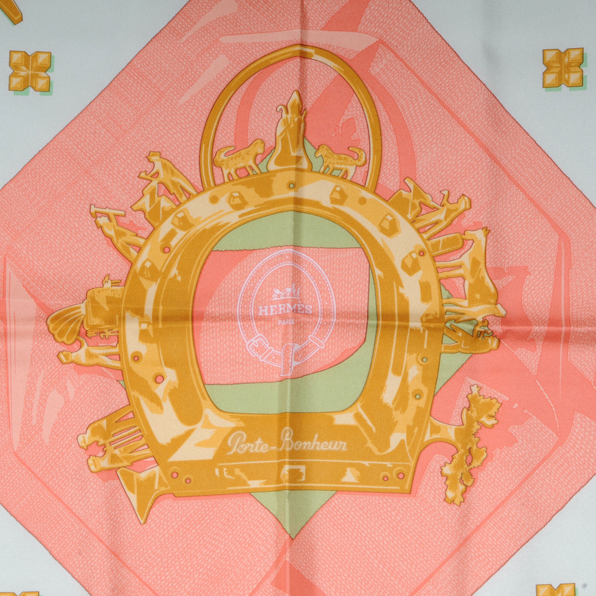 Hermes Silk Porte Bonheur Scarf 90 2 of 4