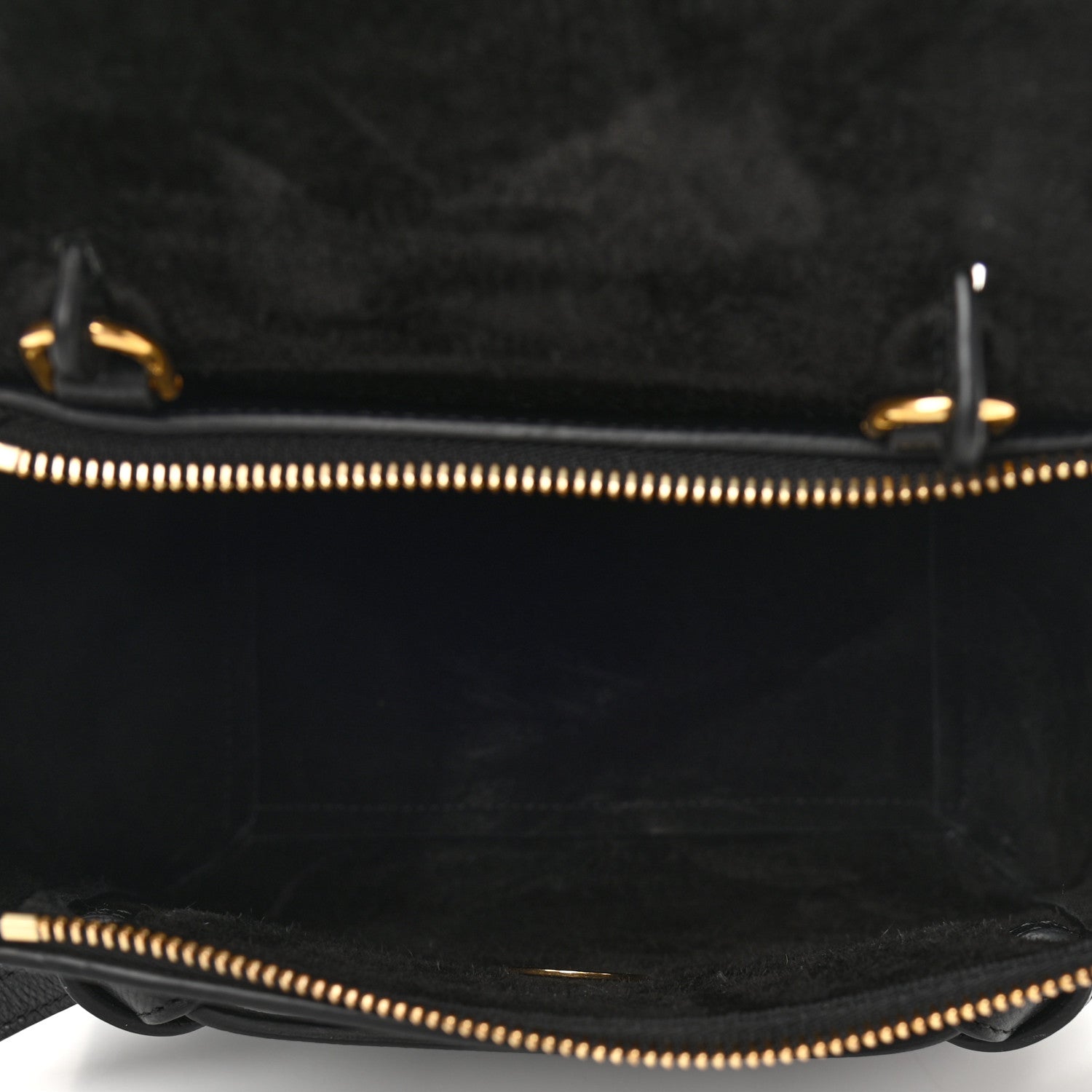 Celine Grained Calfskin Nano Belt Bag Black 5 of 10