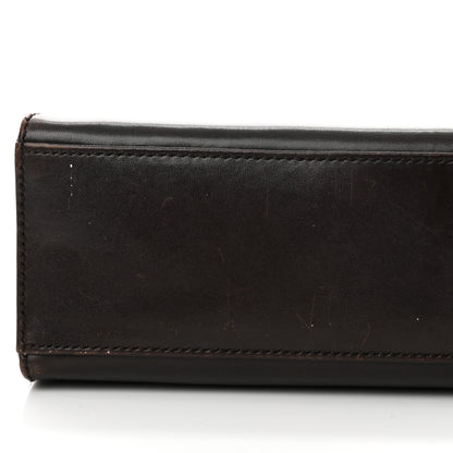 Prada Vitello Smalt Shoulder Bag Ebano 15 of 16
