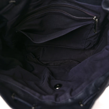 Chanel Lambskin Quilted Large Urban Spirit Backpack Navy 5 of 9