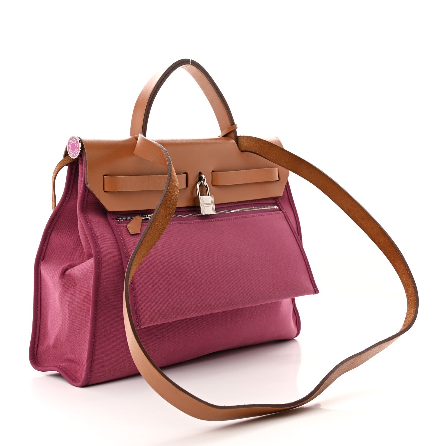 Hermes Vache Hunter Toile Herbag Zip 31 PM Tosca 3 of 16