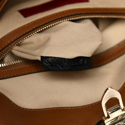 Valentino Garavani Vitello Rockstud Dome Satchel Deep Cuir 8 of 14