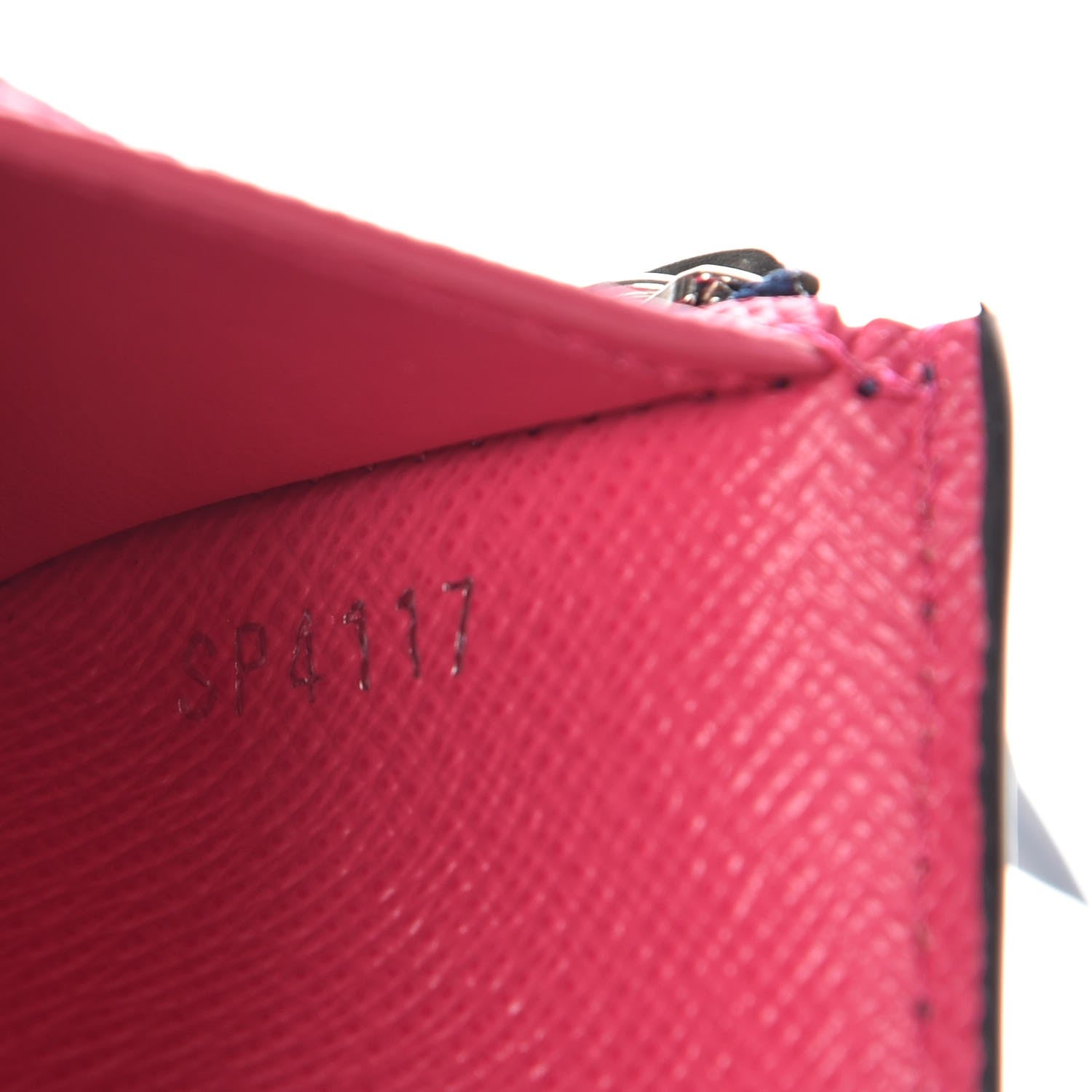 Louis Vuitton Epi Victorine Wallet Indigo Hot Pink 7 of 8