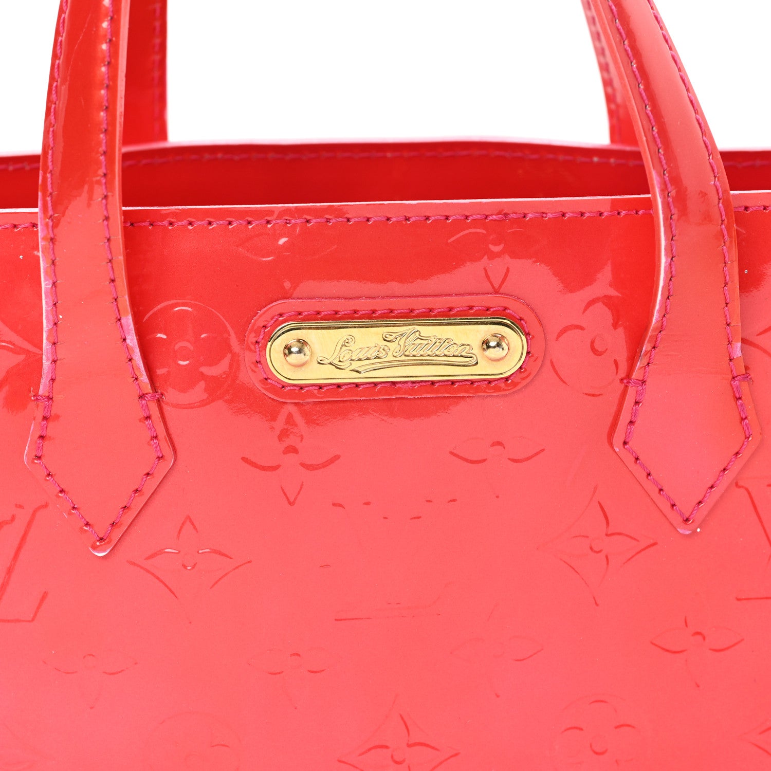Louis Vuitton Vernis Wilshire PM Pomme D'Amour 7 of 10