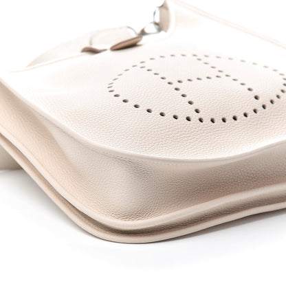 Hermes Taurillon Clemence Evelyne III PM Craie 6 of 9
