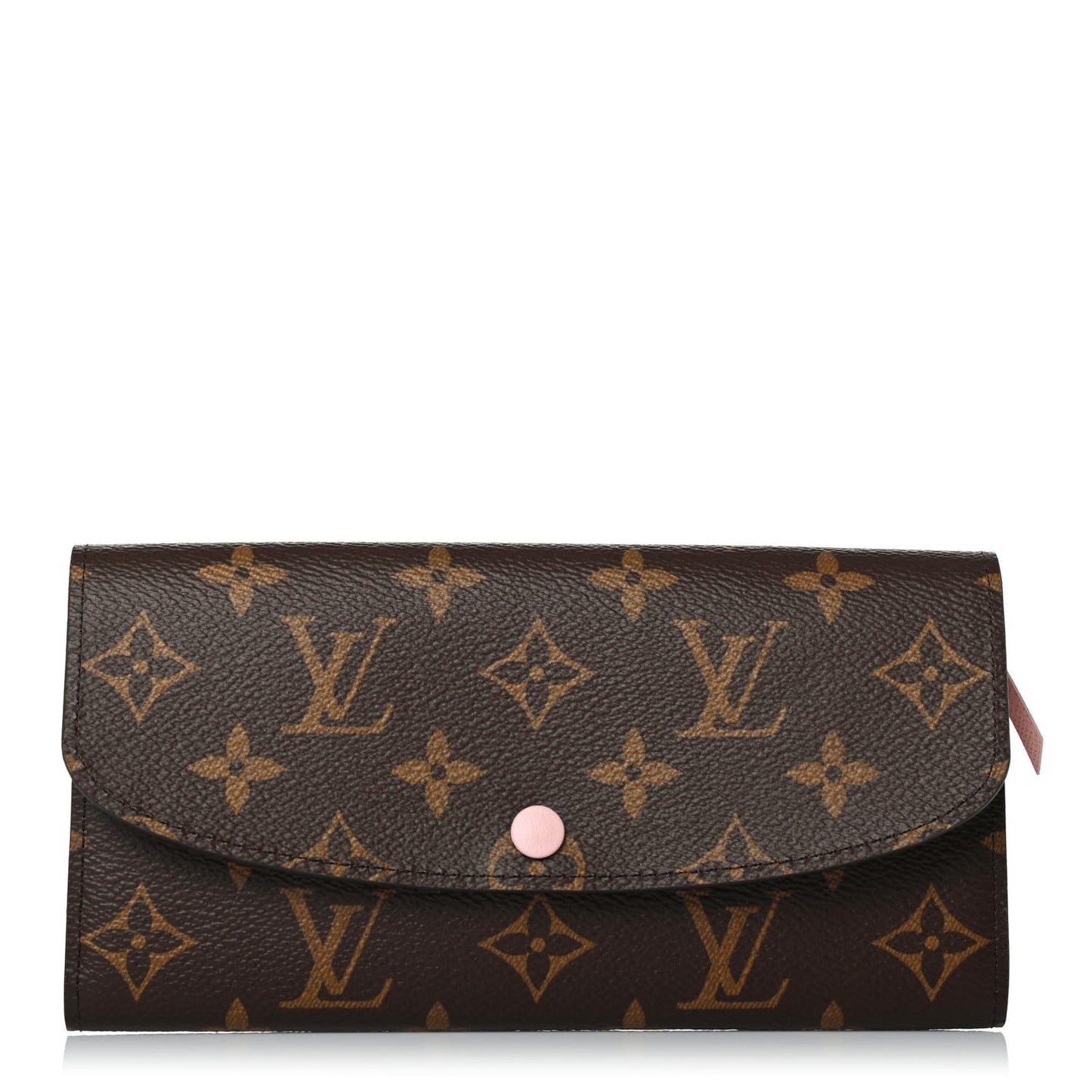 Monogram Emilie Wallet Rose Ballerine