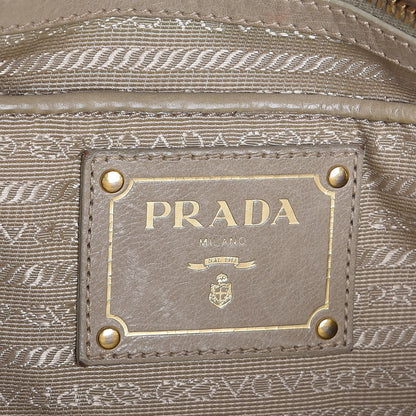 Prada Glace Calfskin Extra Wide Tote Stone 7 of 20