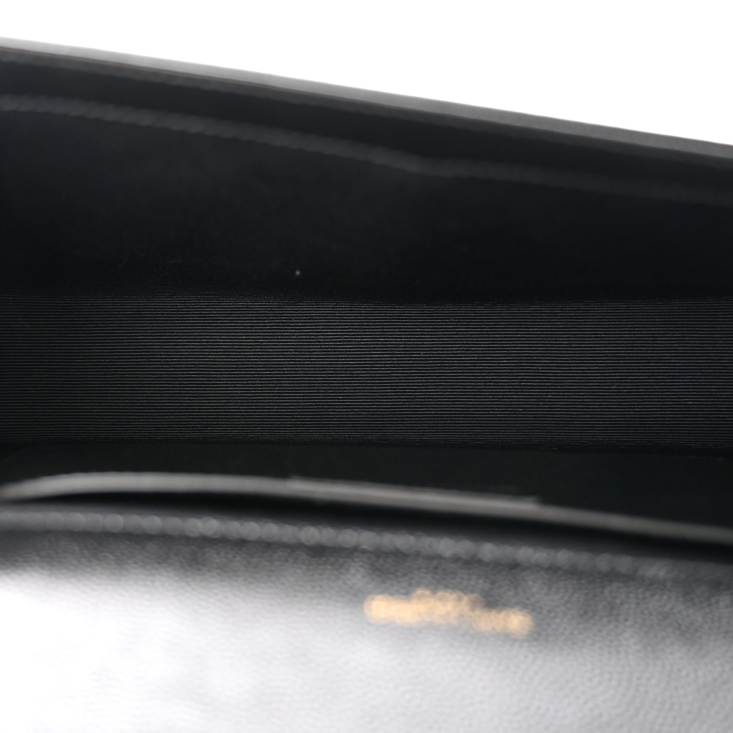 SAINT LAURENT Grain De Poudre Medium Classic Monogram Kate Satchel Black