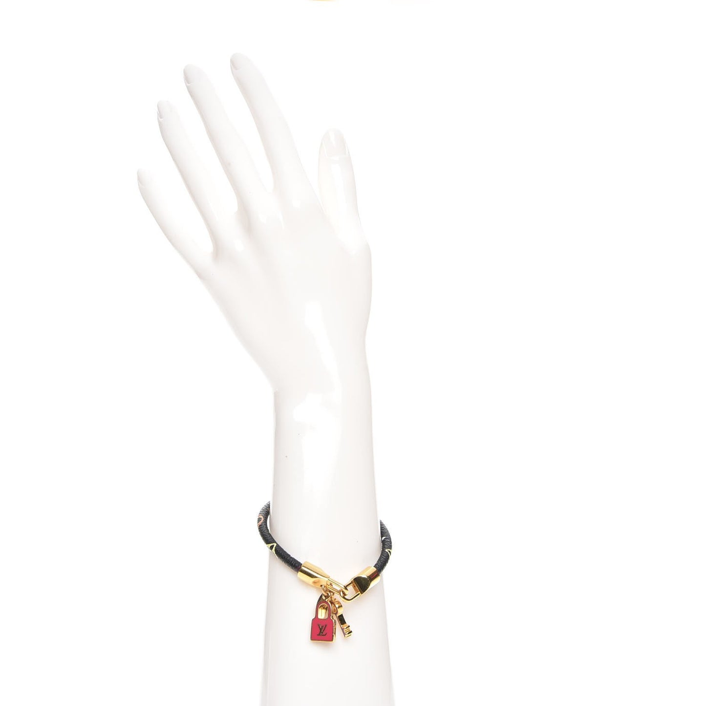 Monogram Multicolor Luck It Bracelet 19 Black