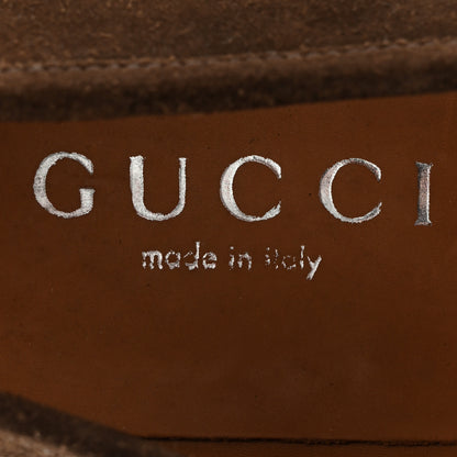 Gucci Suede Mens Horsebit Loafers 10 Jasper 7 of 9
