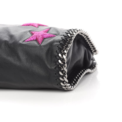 Stella McCartney Eco Alter Nappa Embossed Mini Star Falabella Tote Black Pink 9 of 9