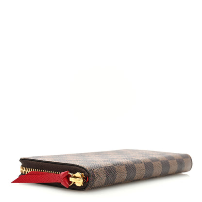 Louis Vuitton LOUIS VUITTON Damier Ebene Clemence Wallet Cherry 4 of 6