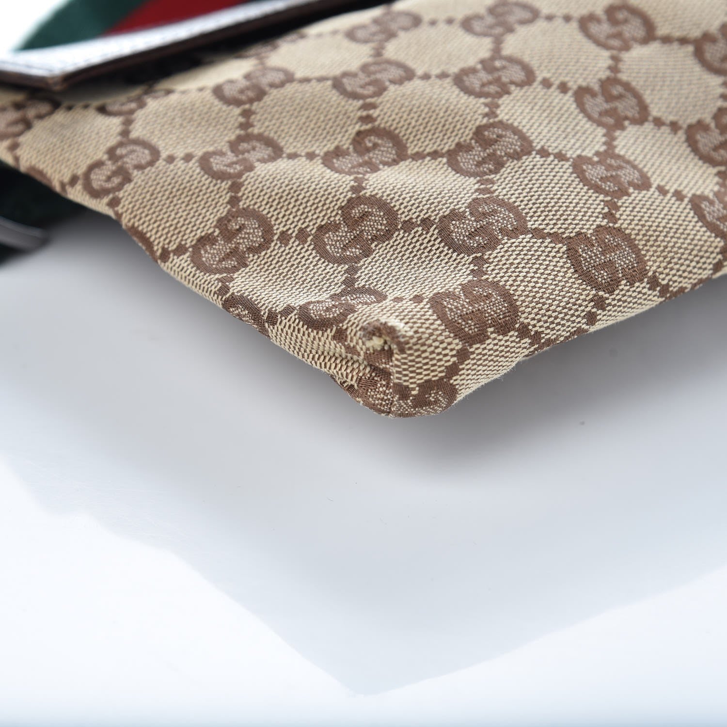 Gucci Monogram Web Belt Bag Dark Brown 12 of 14