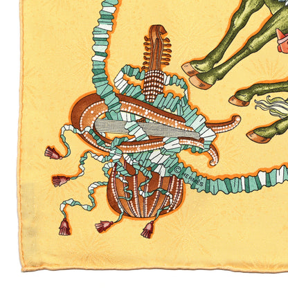 Hermes Silk Les Fetes du Roi Soleil Scarf 90 4 of 5