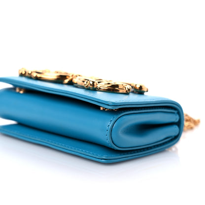 Dolce & Gabbana Calfskin Micro DG Girls Shoulder Bag Turquoise 8 of 8