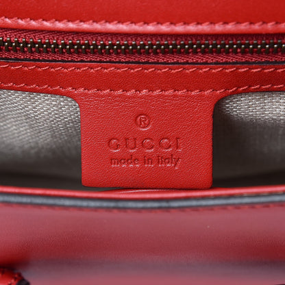 Gucci Ruinart Calfskin Medium Lady Web Shoulder Bag Hibiscus Red 9 of 11