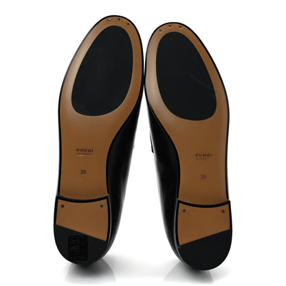 Gucci Calfskin Womens Jordaan Loafers 39 Black 5 of 9