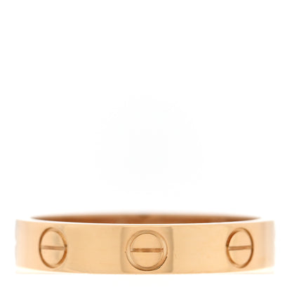 Cartier 18K Yellow Gold 3.5mm LOVE Wedding Band Ring 52 6 1 of 4
