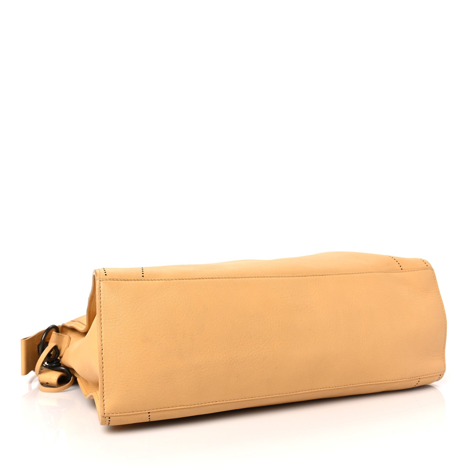 Balenciaga Calfskin Blackout Hardware Perforated City Beige Ocre 3 of 6