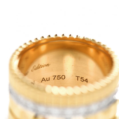 Boucheron 18K Yellow White Gold Diamond Quatre Radiant Edition Ring 54 6.75 5 of 6