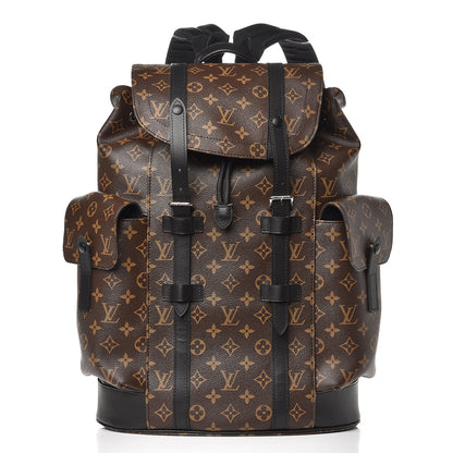 Louis Vuitton Monogram Macassar Christopher PM Backpack 1 of 8